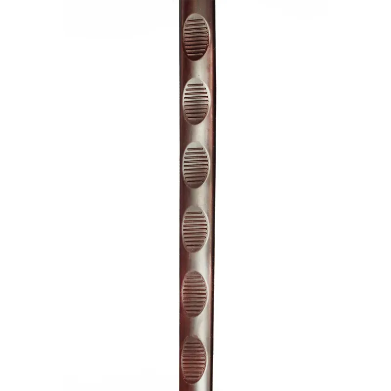 Henry James Impression Grip Rubber Reins - Havana Brown